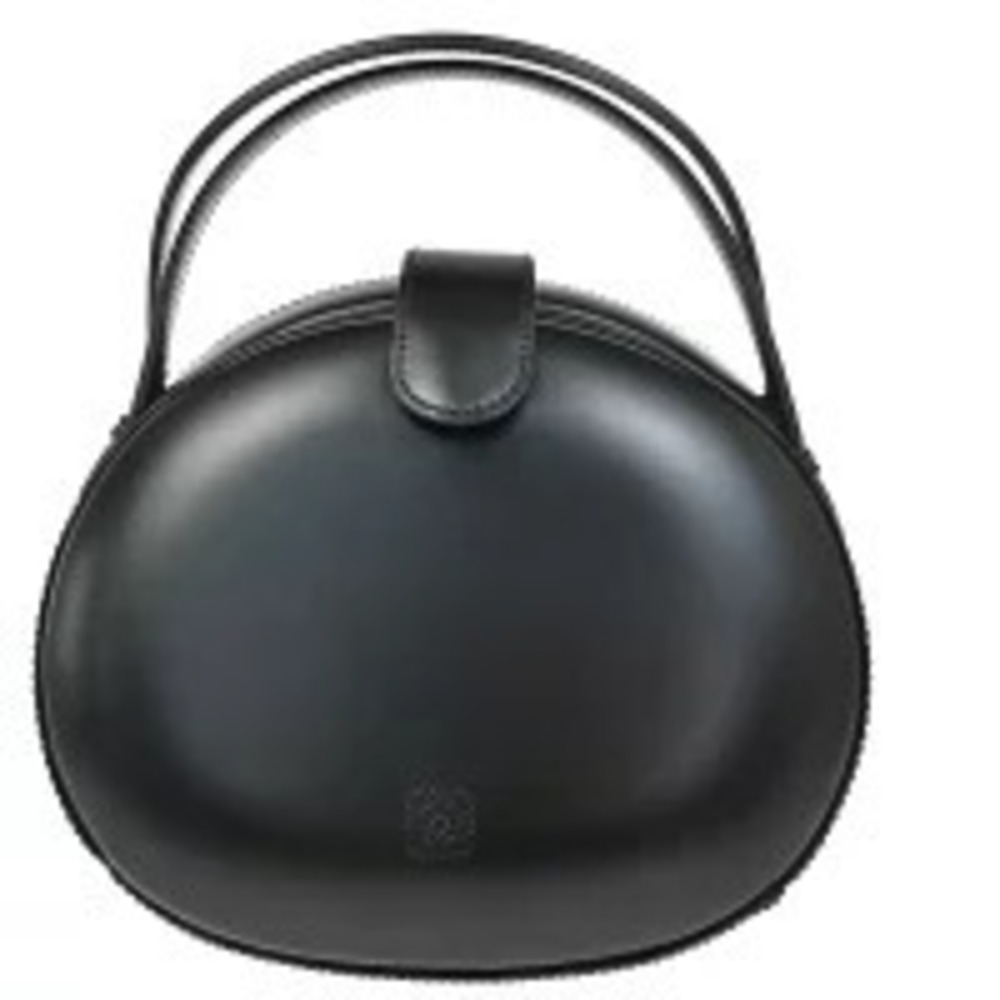 Loewe anagram round Handbag leather black